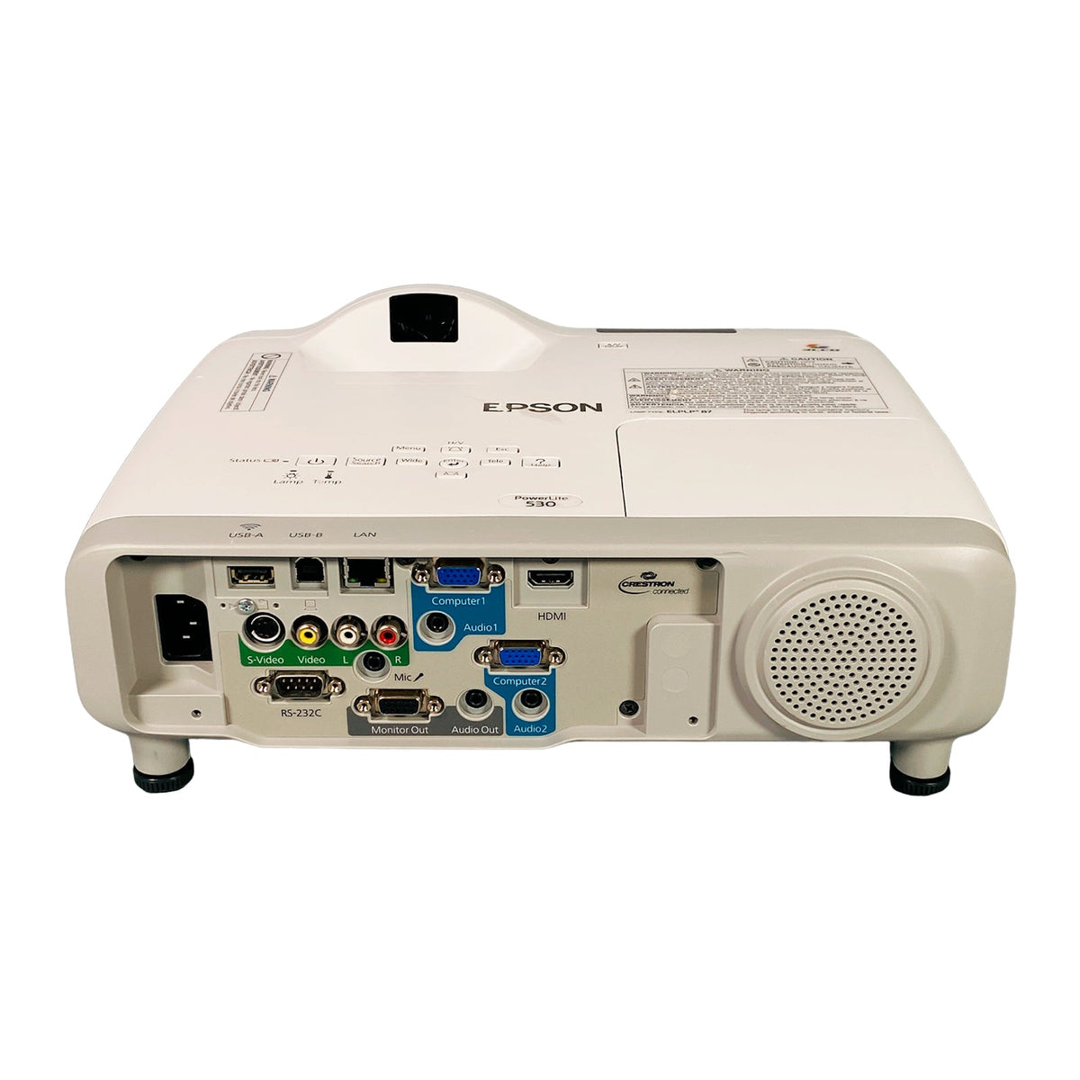 Epson PowerLite 530 3200 Lumens XGA 3LCD Short Throw Classroom & Office Projector HDMI