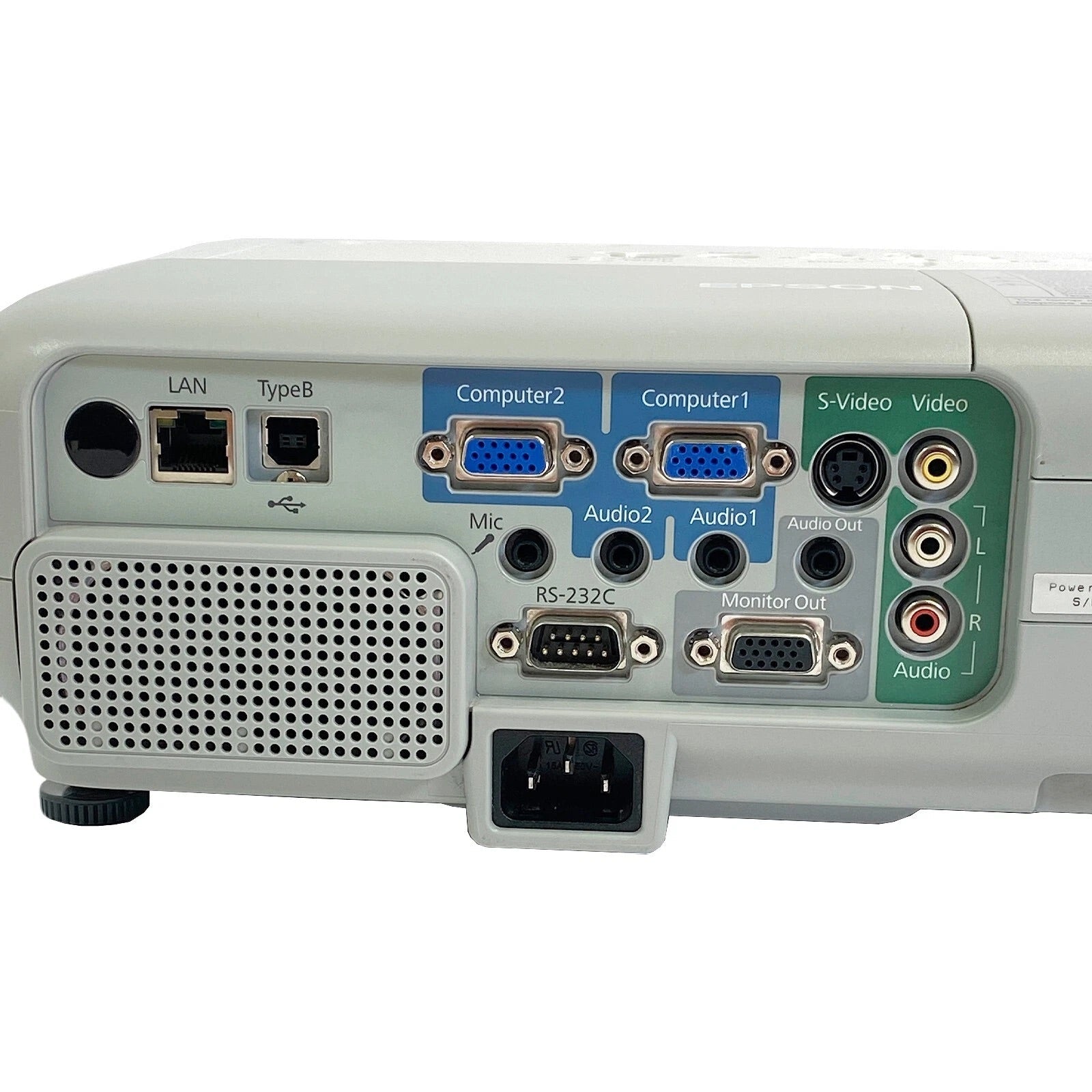 Epson PowerLite 84+ 3LCD Projector Portable 1080i XGA 2,600 Lumens - TeKswamp