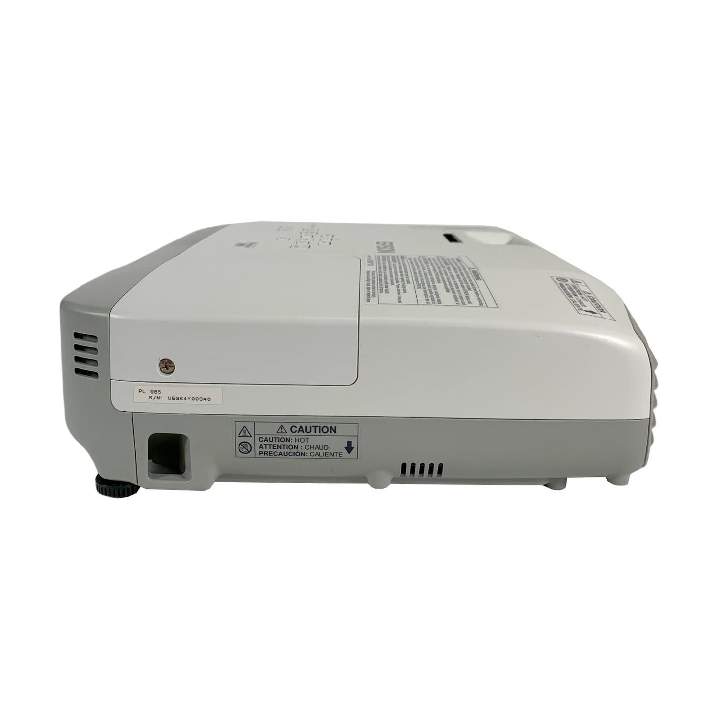 Epson PowerLite 965 Portable Classroom & Meeting Room Projector | 3500 Lumens HDMI XGA