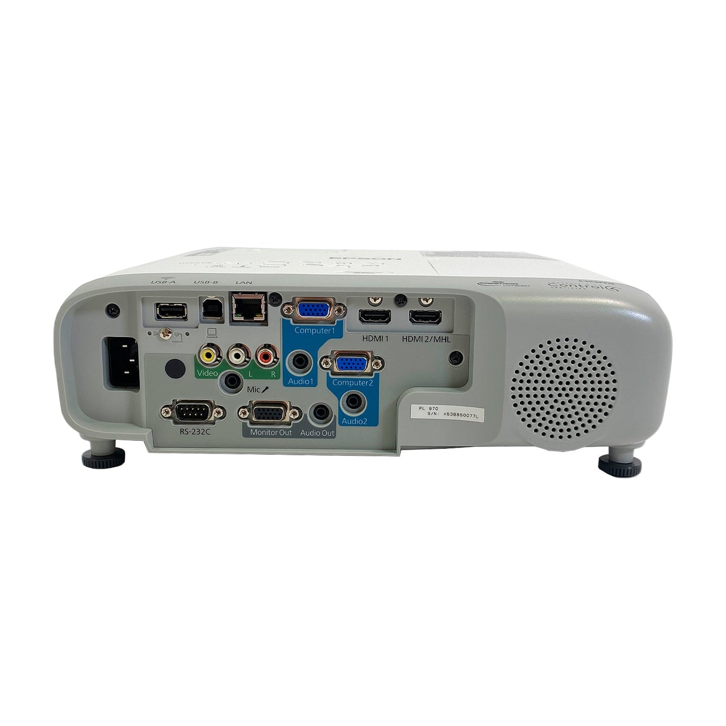 Epson PowerLite 970 4000 Lumens XGA 3LCD Classroom & Office Projector HDMI