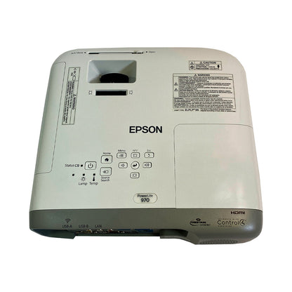 Epson PowerLite 970 4000 Lumens XGA 3LCD Classroom & Office Projector HDMI