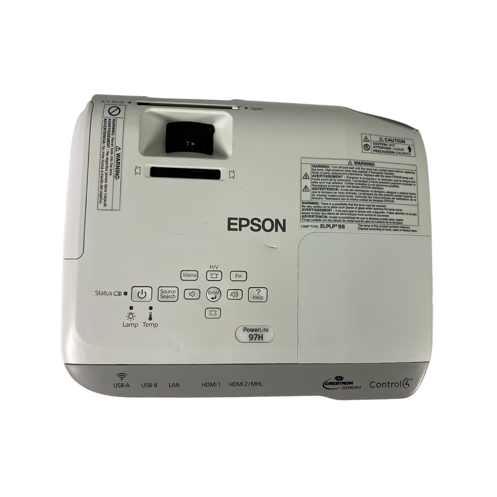 Epson PowerLite 97H H688A LCD Projector | 2700 ANSI Lumens