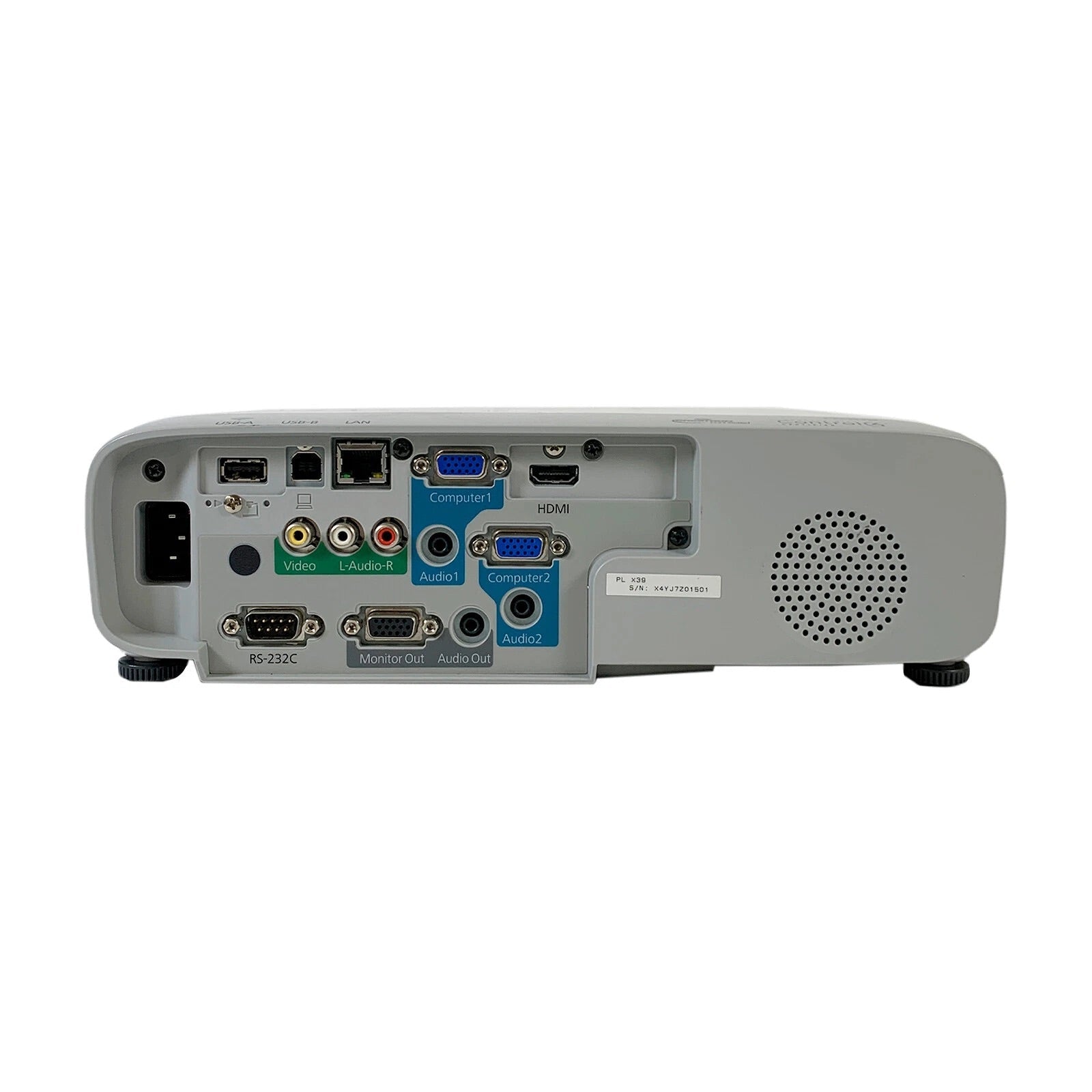 Epson PowerLite X39 3LCD Projector Portable 1080p XGA 3,500 Lumens - TeKswamp