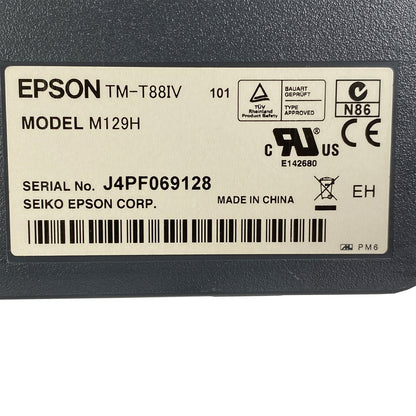 Epson TM-T88IV (M129H) POS Thermal Receipt Printer - USB Port