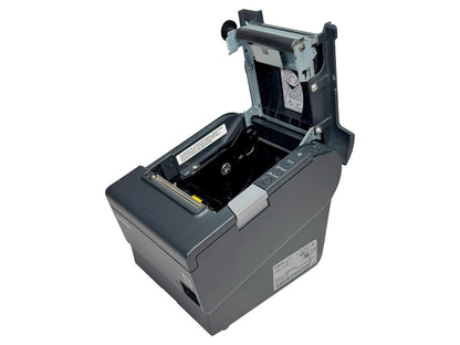 Epson TM-T88V printer open internal view side angle