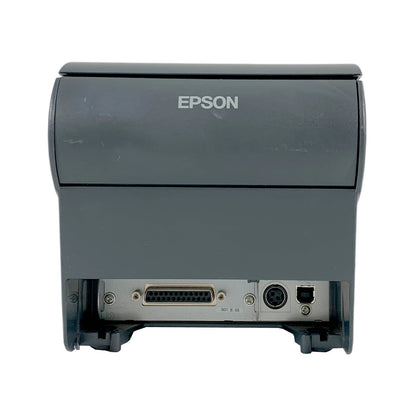 Epson TM-T88V printer rear connectivity ports close up