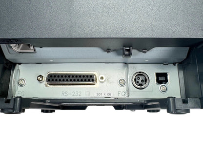 Epson TM-T88V printer rear panel USB and serial ports