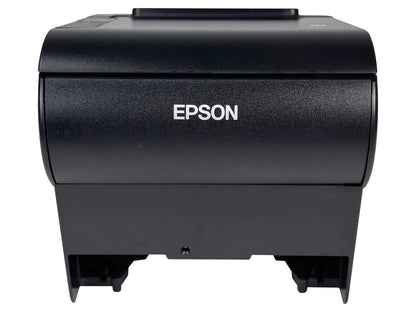 Epson TM-T88VI printer back view with Epson logo