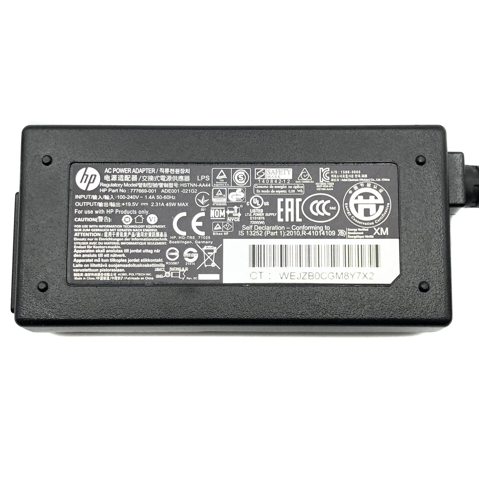 Genuine HP 45W AC Adapter Charger – 19.5V 2.31A, TPN - CA14 (L25296 - 003) - TeKswamp