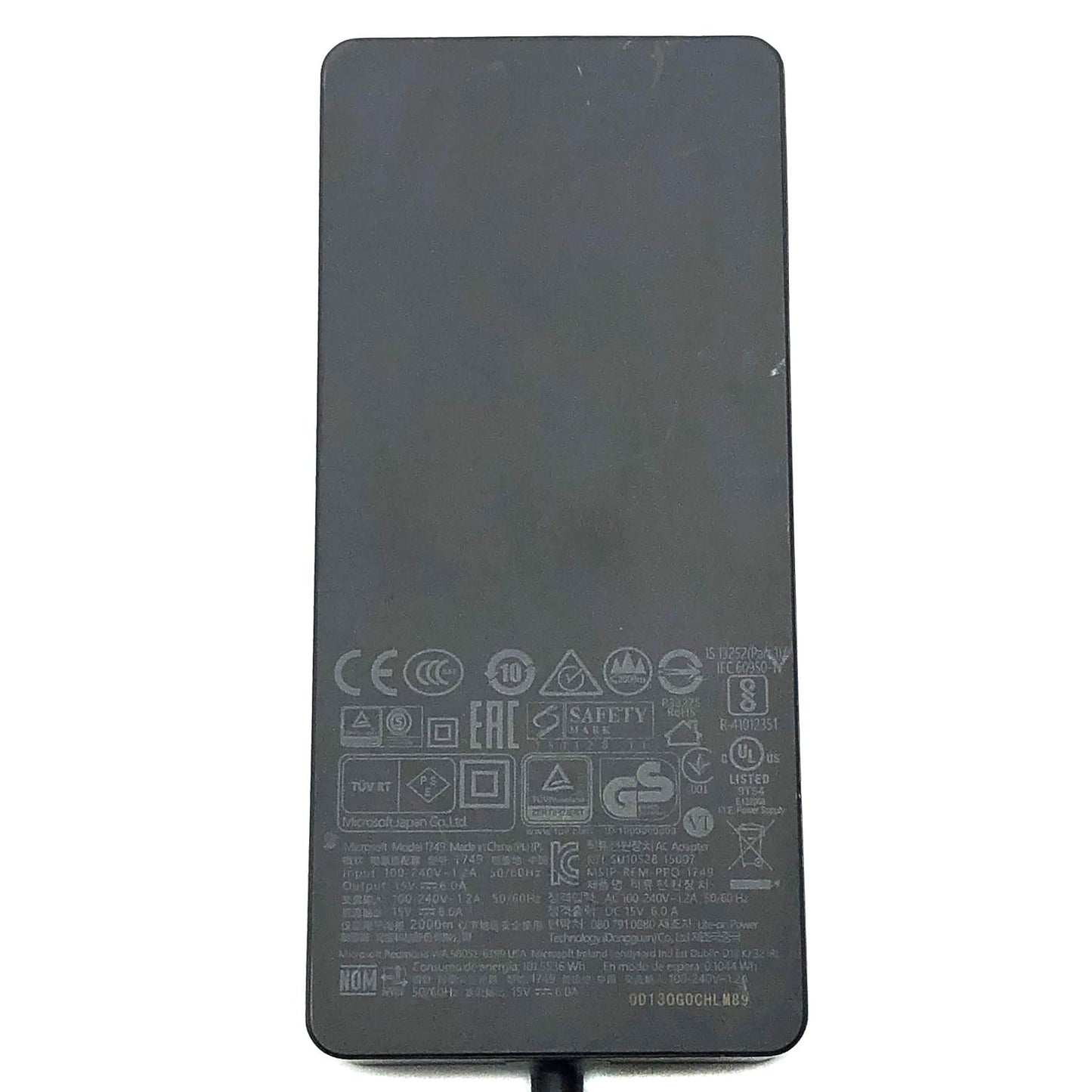 Genuine Microsoft 90W AC Adapter 1749 SU10528 - 15007 – 15V 6A Charger 7.4×5.0 Pin