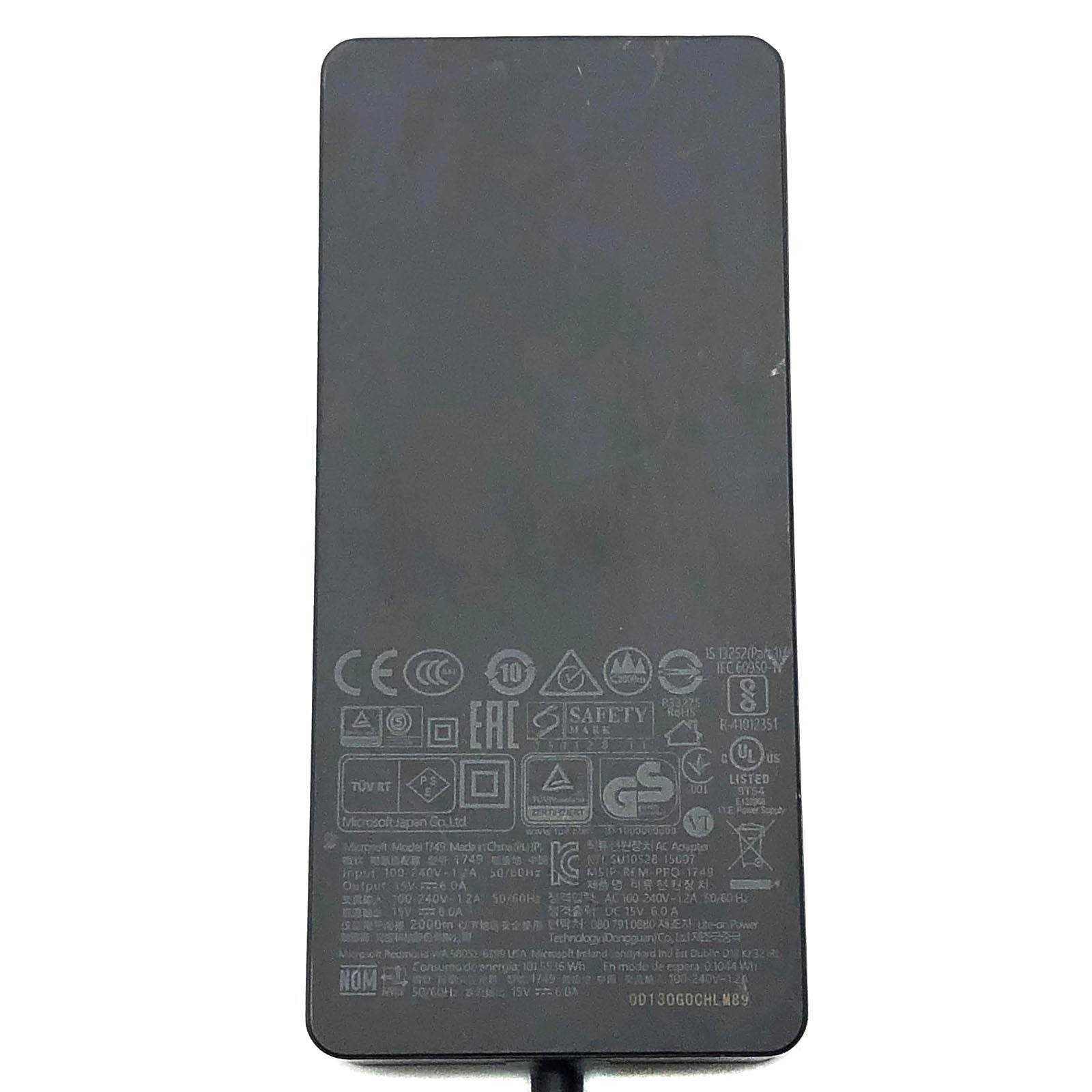 Genuine Microsoft 90W AC Adapter 1749 SU10528 - 15007 – 15V 6A Charger 7.4×5.0 Pin