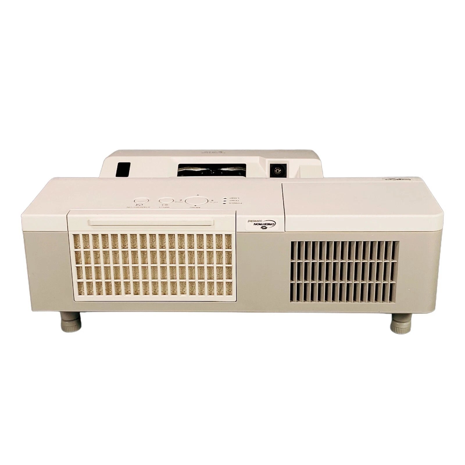 Ultra short throw projector rear ventilation grille view
