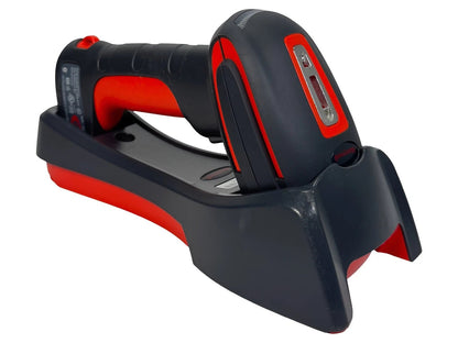 Honeywell Granit 1911i scanner docked in charging cradle