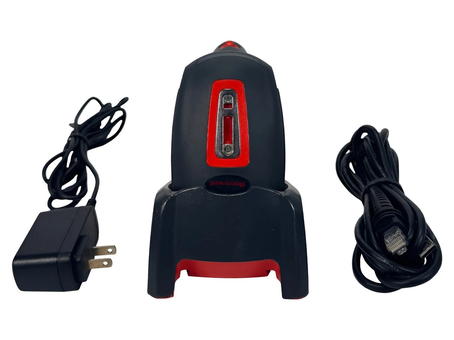 Honeywell Granit 1911i wireless barcode scanner with USB cradle and cables