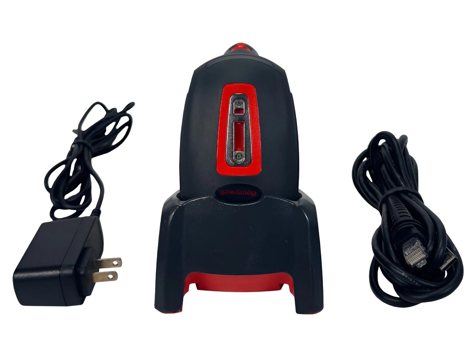 Honeywell Granit 1911i wireless barcode scanner with USB cradle and cables