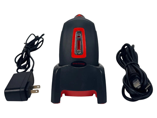 Honeywell Granit 1911i wireless barcode scanner with USB cradle and cables
