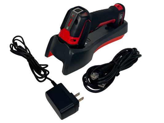 Honeywell Granit 1991i Industrial Cordless Barcode Scanner Kit with Cradle, Power Supply & Cable