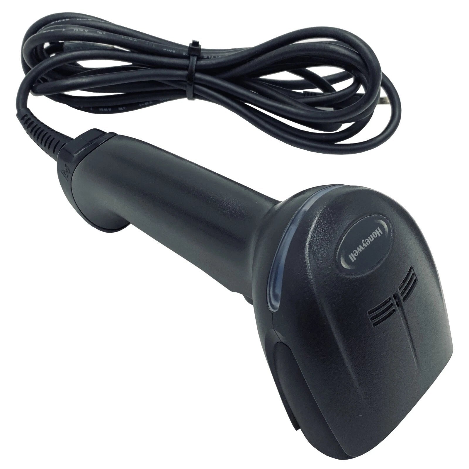 Honeywell Xenon XP 1950 wired barcode scanner side angled view