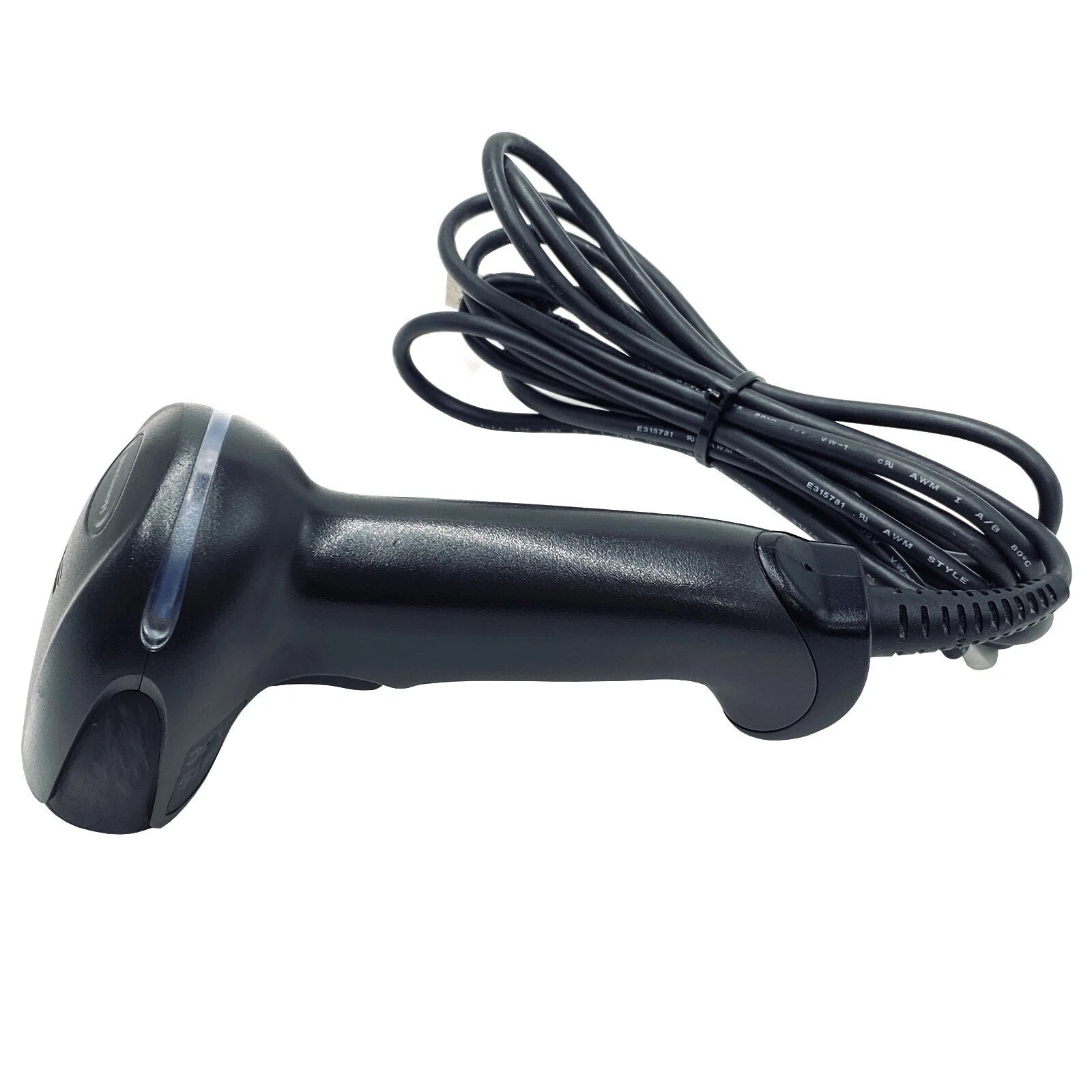Honeywell Xenon XP 1950 handheld wired scanner side view with cable