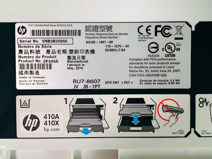 HP Color LaserJet Pro M452dn CF389A Duplex Network Printer