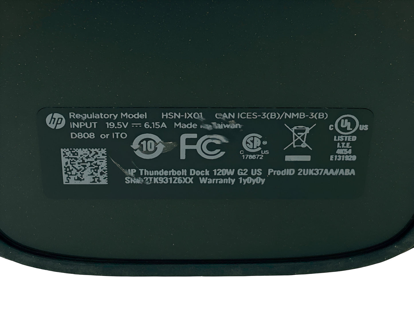 HP Thunderbolt Dock G2 USB - C Docking Station 2UK37UTABA 2UK37AA