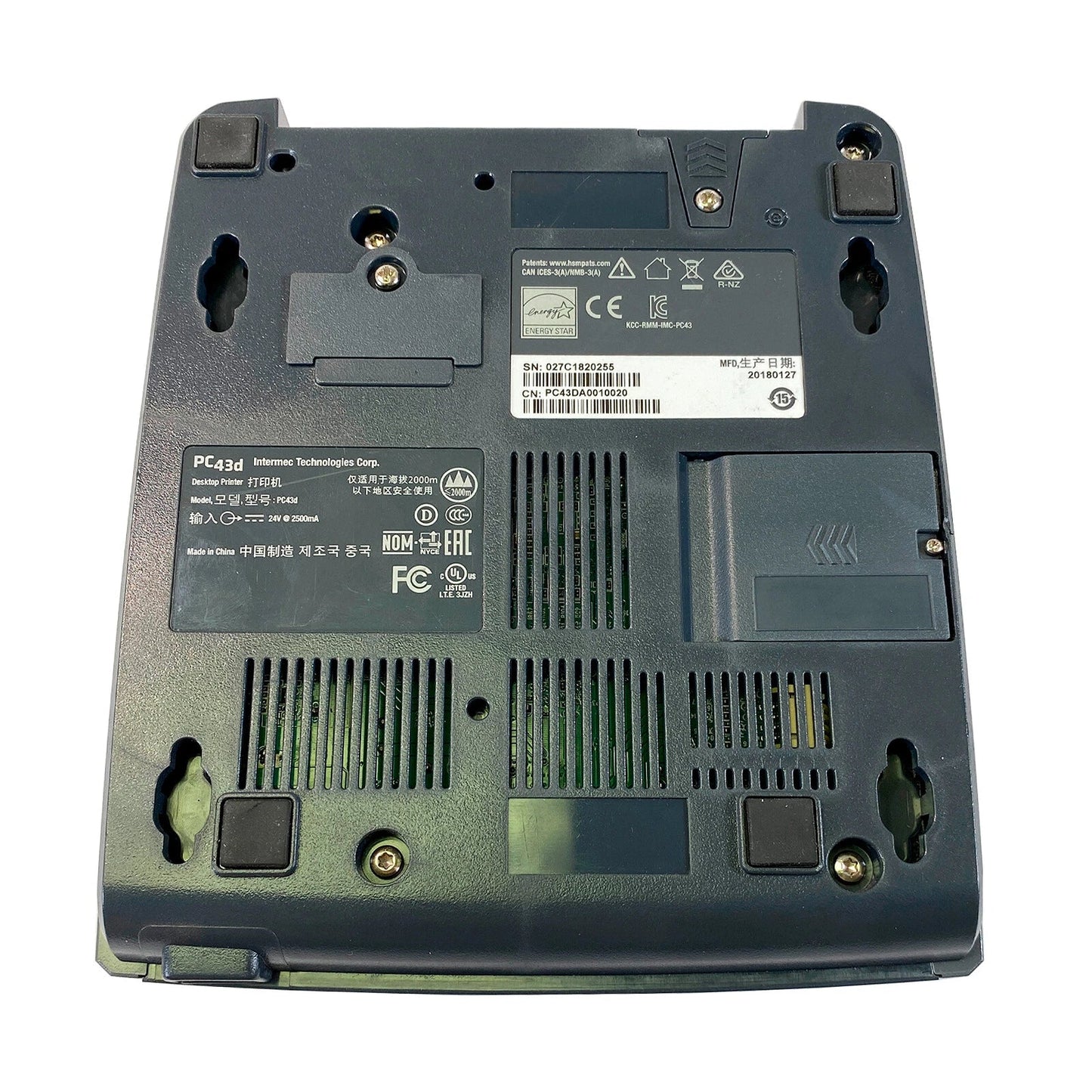 Intermec PC43d Direct Thermal Label Printer LCD USB Ethernet