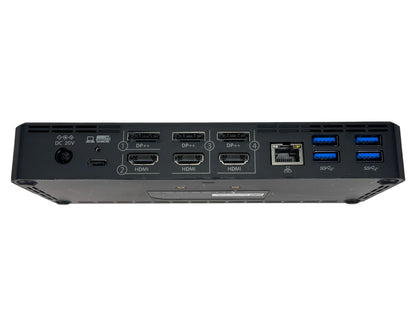 Kensington SD4790P USB-C and USB-A Quad 4K Hybrid Docking Station, DisplayPort, HDMI, USB-C, USB-A, Power Delivery, K33610