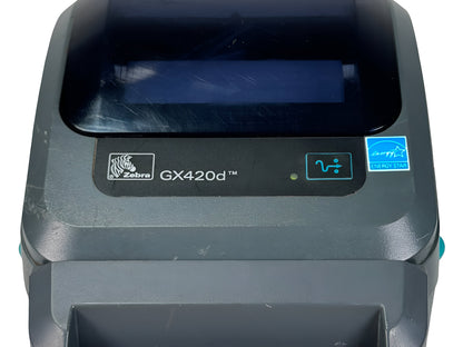 Lot of 10 Zebra GX420d 202512 - 000 203 DPI Direct Thermal Shipping Label Printer – Cutter, USB - TeKswamp