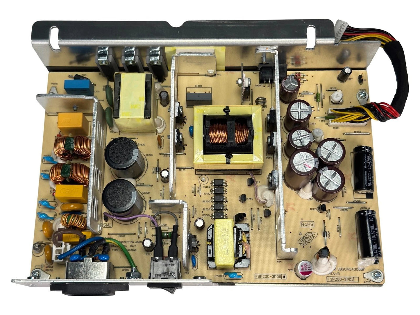 Lot of 2 Zebra P1100410 - 01 P1100400 - 01 Power Supply Board – ZT411 Mainboard FSP200 - 3P05