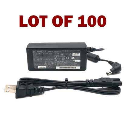 Lot of 100 Genuine Fujitsu AC Adapter Scanner Power Supply 24V 2.65A w/PC