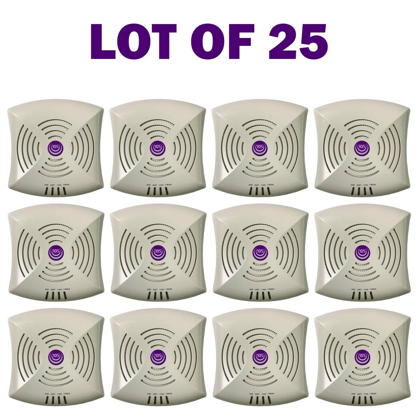 Lot of 25 Aruba Networks AP-105 2.4 GHz 5 GHz Wireless Access Point