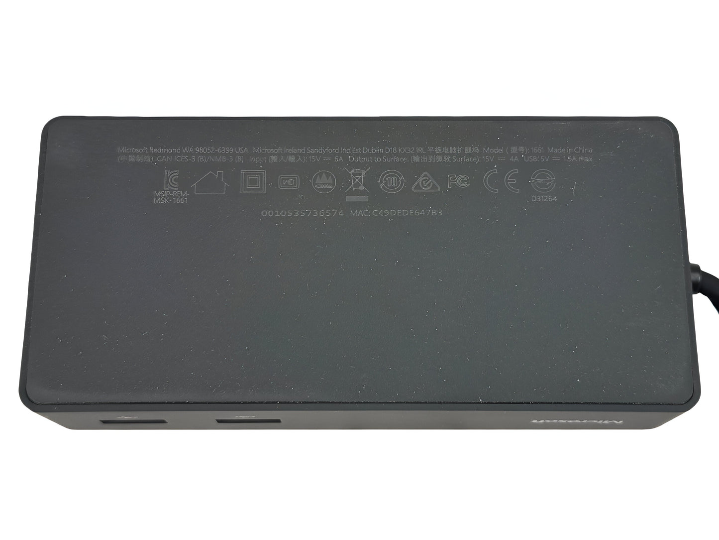 Microsoft Surface Dock 1661 Docking Station – PD9 - 00003 PF3 - 00005