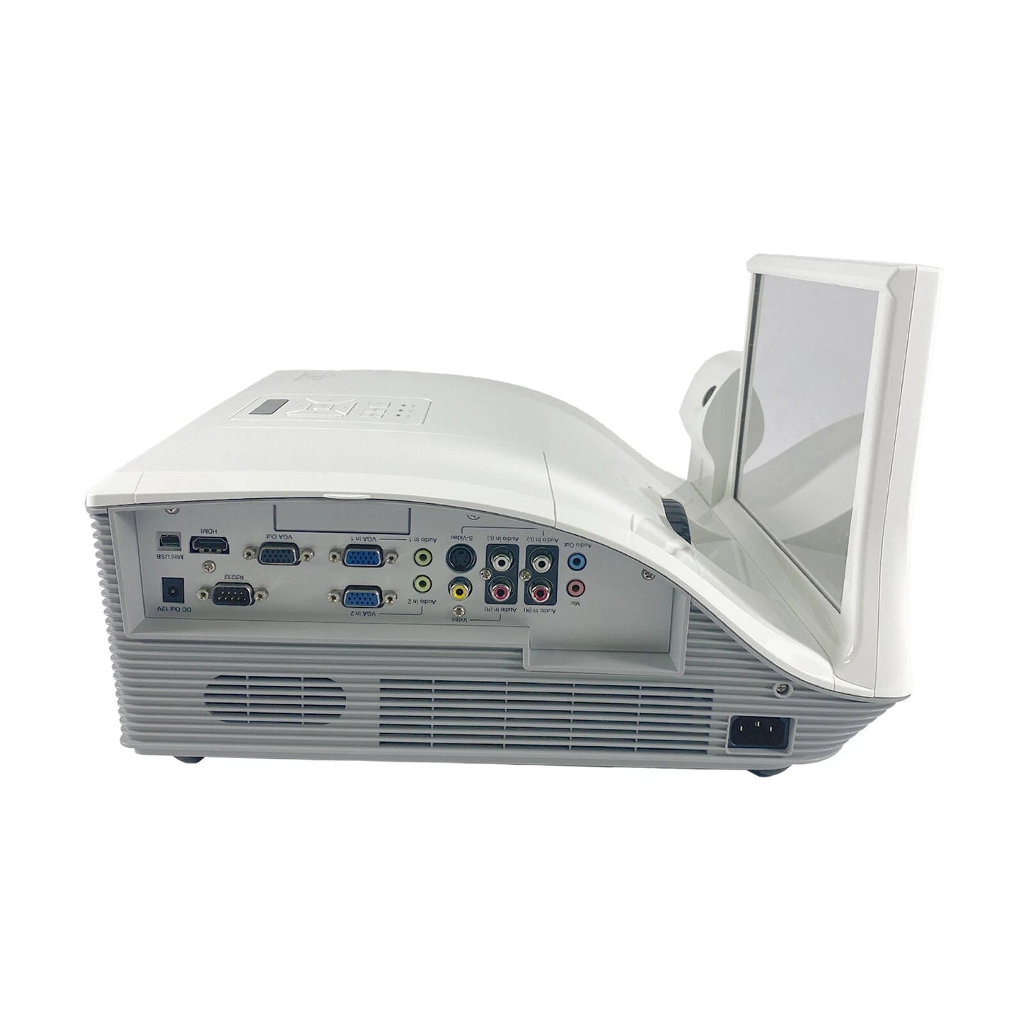 Mimio Mipro projector side view with input ports
