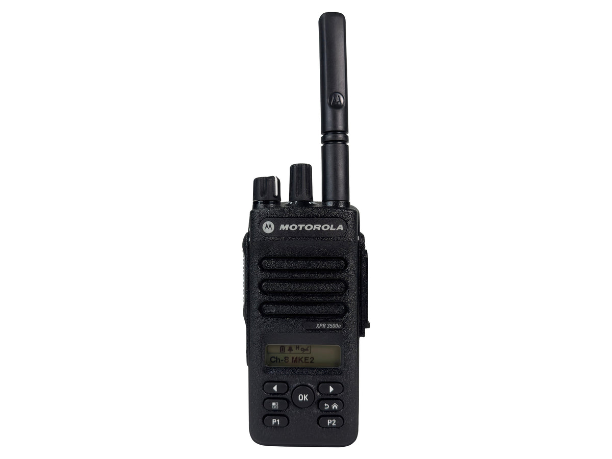 Motorola MOTOTRBO XPR 3500e Digital Two-Way Radio (IP67) with PMNN4409 Battery