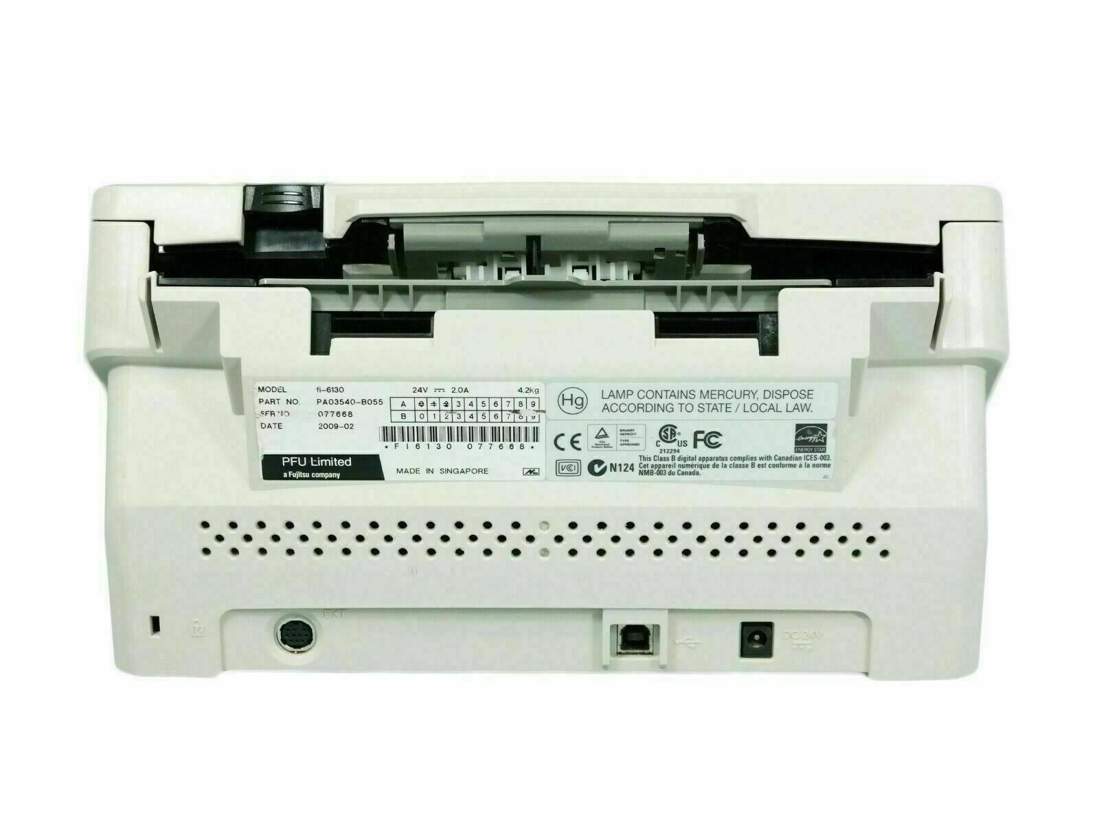 Fujitsu Fi-6130 Color Duplex Sheet-Fed Document Scanner w/AC