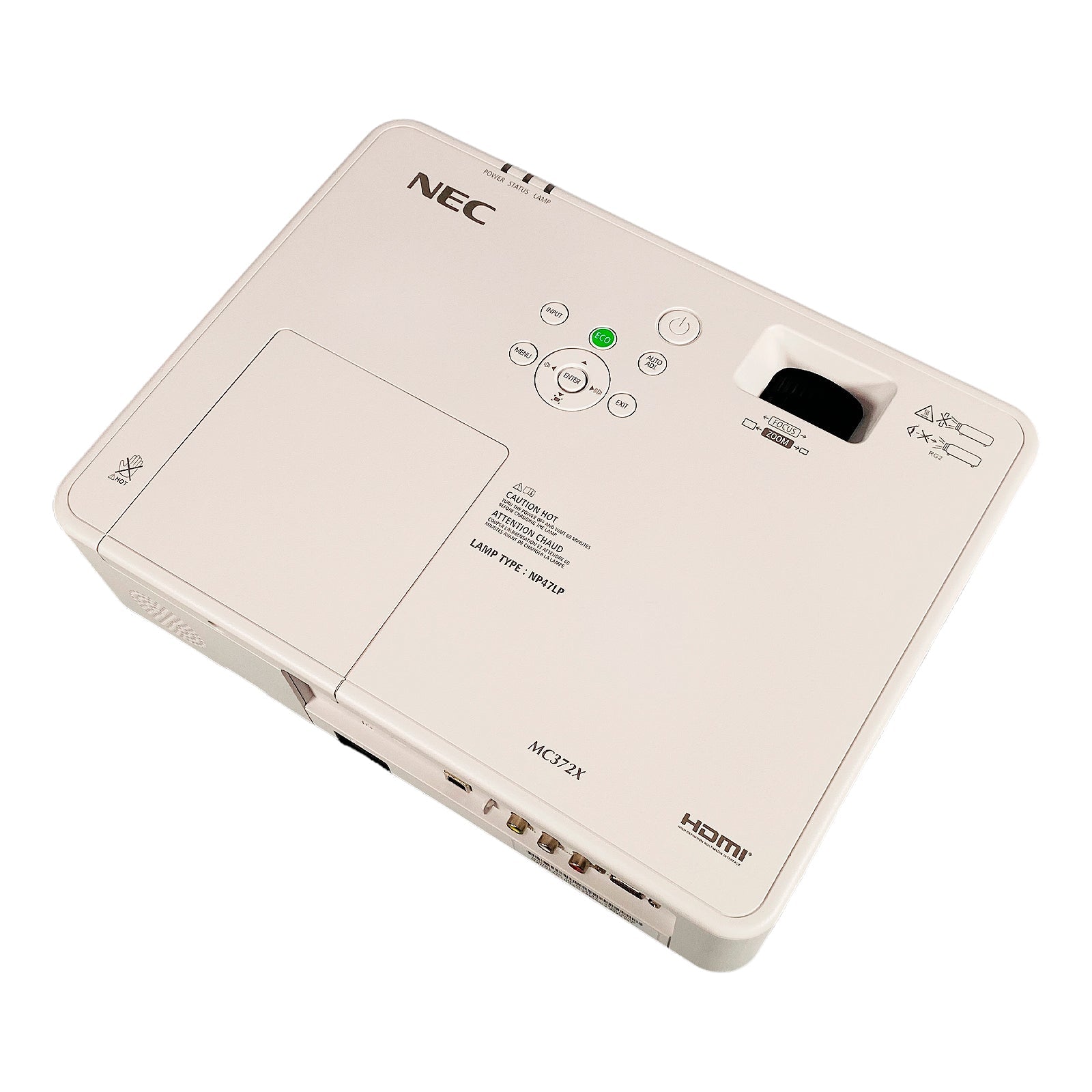 NEC MC372X XGA 3LCD Projector | Standard Throw | 3700 Lumens