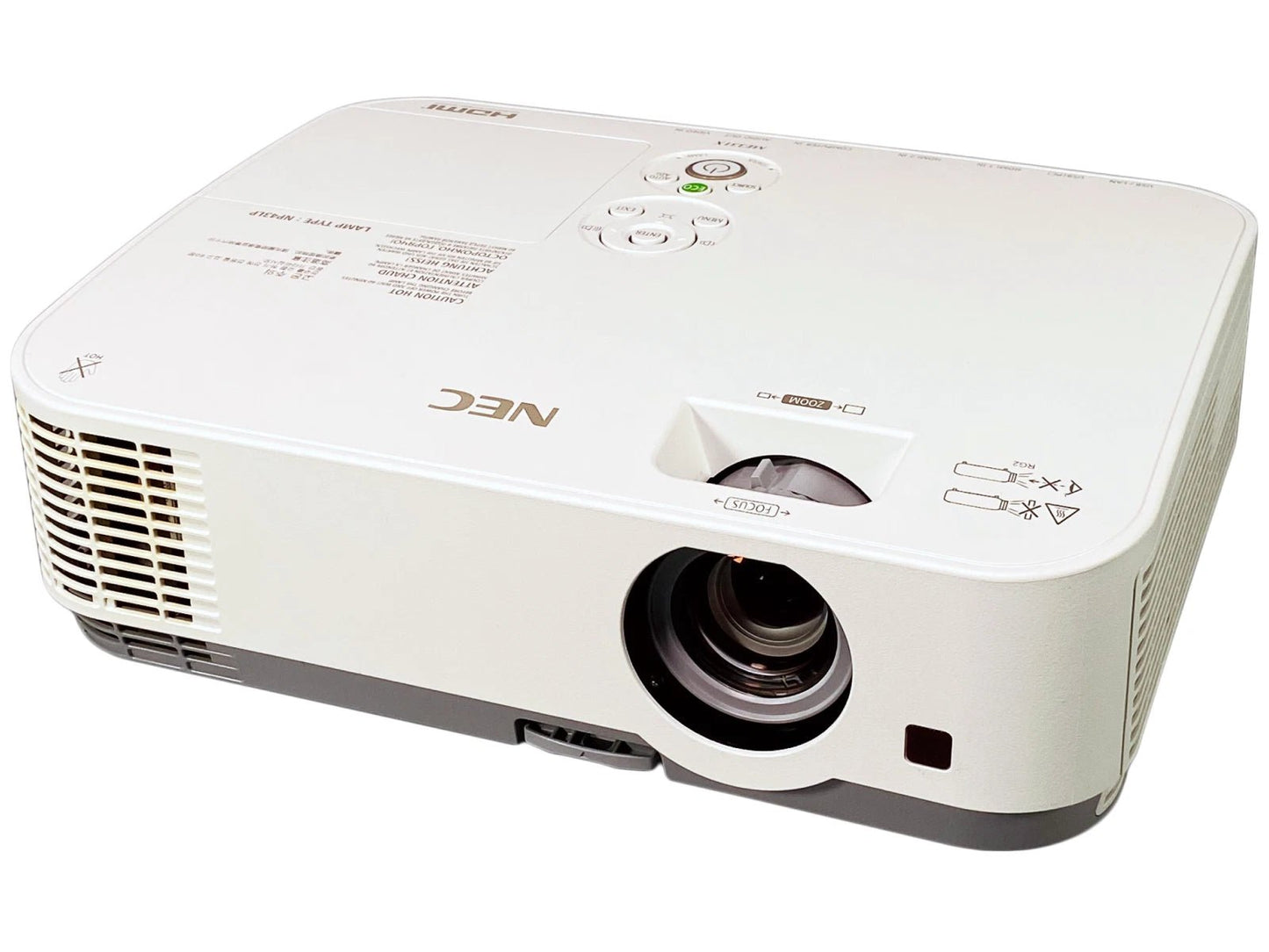 NEC ME331X 3LCD Portable Projector – 3300 ANSI Lumens, XGA, NP43LP