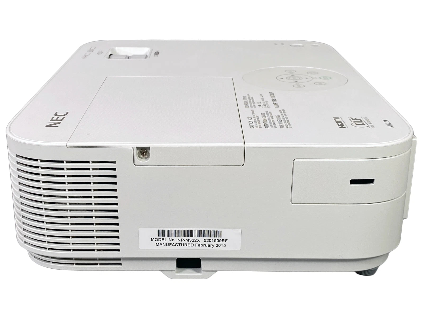 NEC NP - M322X M322X Projector NP28LP+ 3200 Lumens Dual HDMI 3D Ready