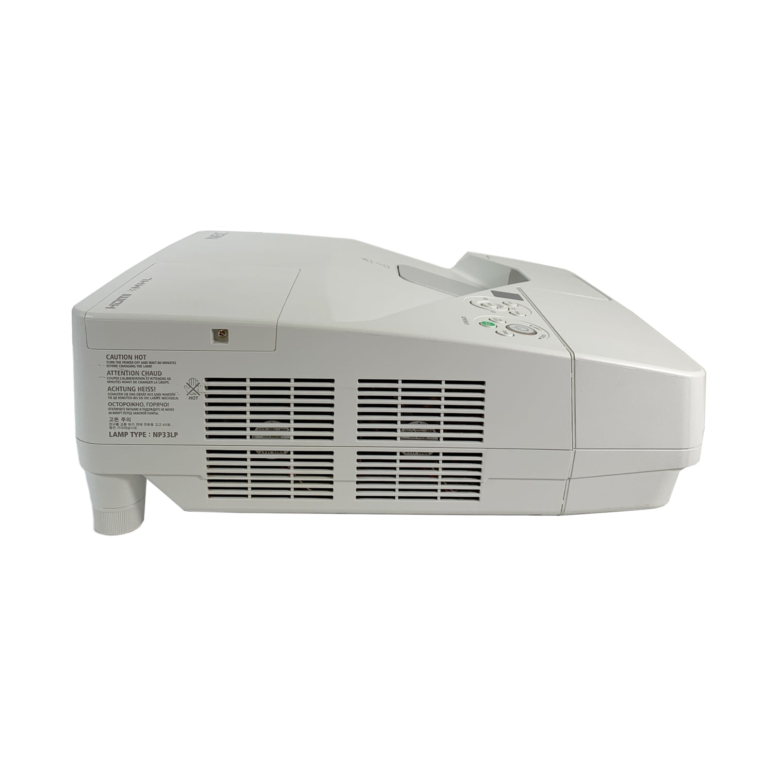 NEC NP-UM361X Professional Ultra Short Throw Classroom & Office Projector | 3600 Lumens HDMI