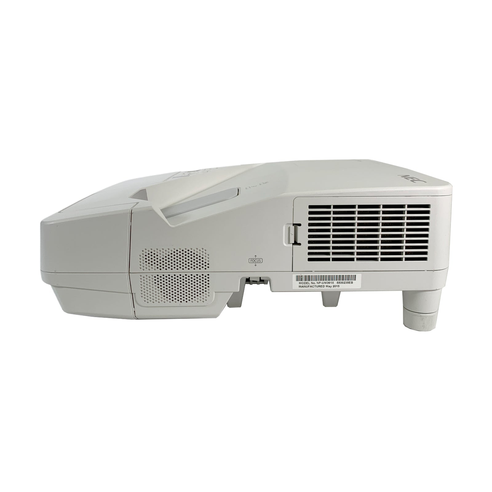 NEC NP-UM361X Professional Ultra Short Throw Classroom & Office Projector | 3600 Lumens HDMI