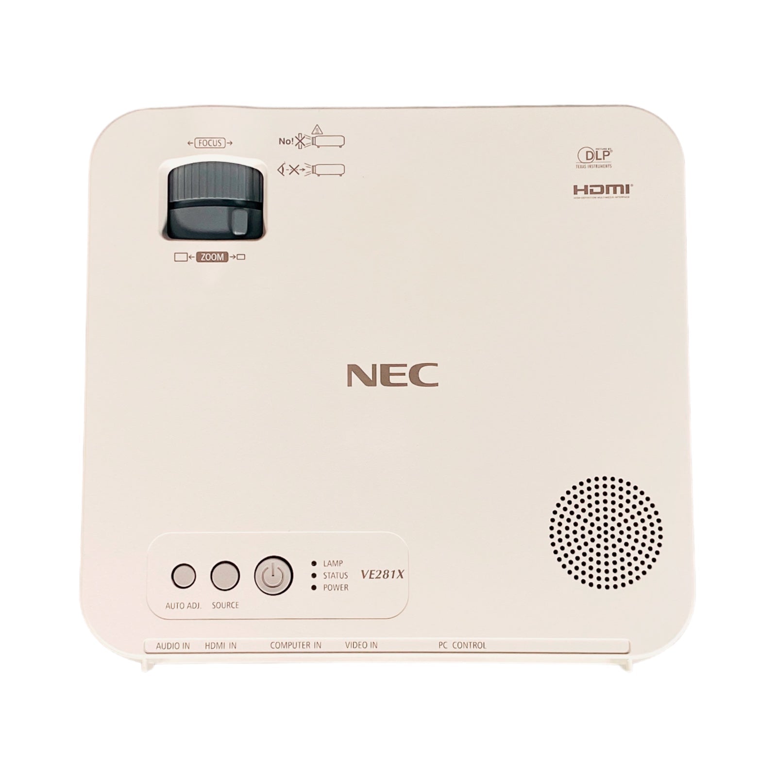 NEC NP - VE281X XGA 3D DLP Projector | Portable Multimedia | 2800 Lumens