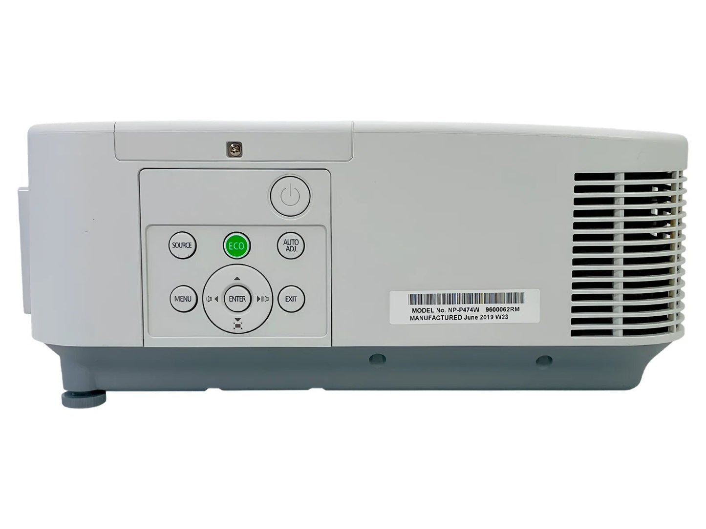 NEC P474W NP - P474W 3LCD Projector – 4700 Lumens, WXGA, Lens Shift, NP44LP