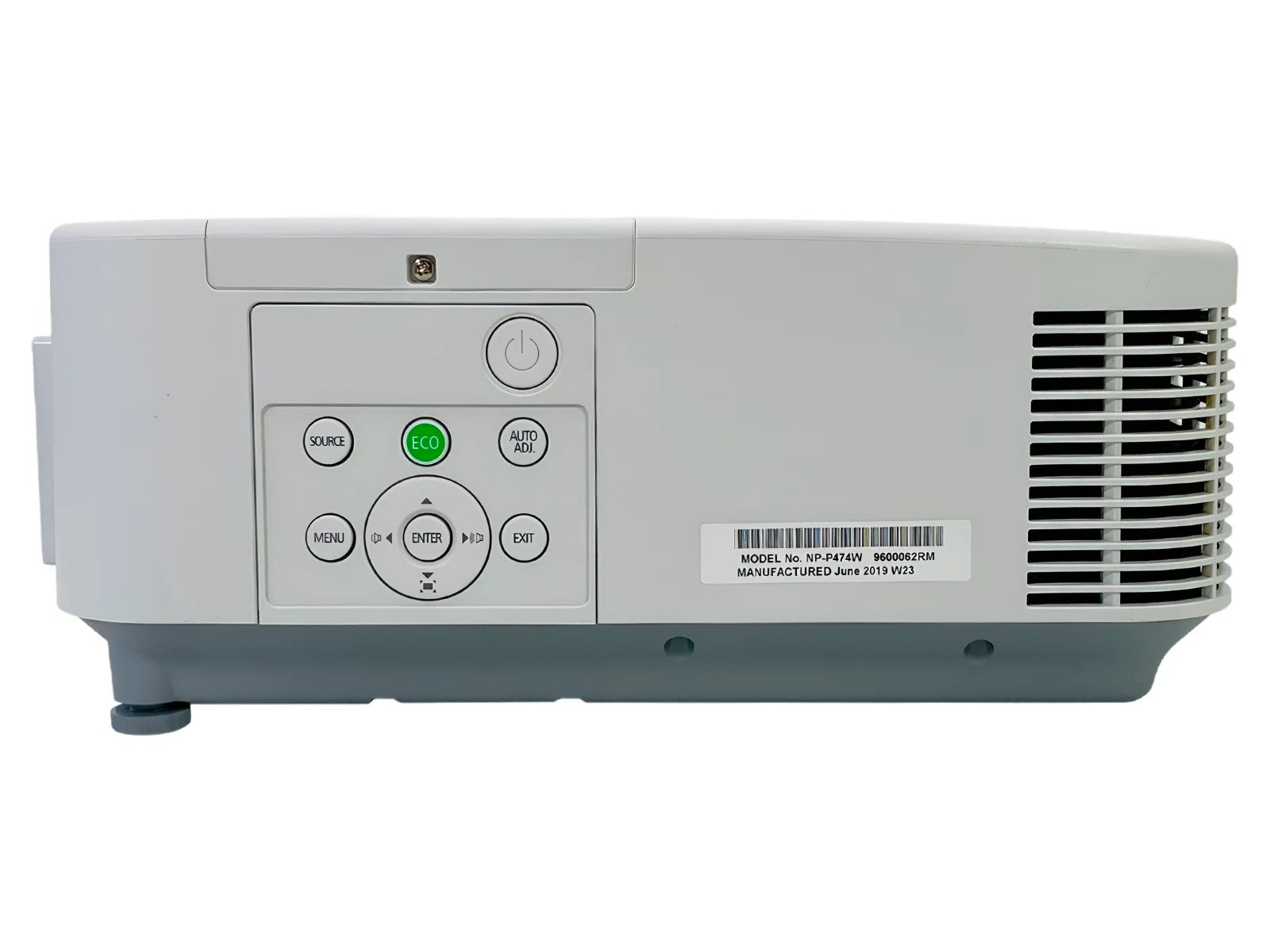 NEC P474W NP - P474W 3LCD Projector – 4700 Lumens, WXGA, Lens Shift, NP44LP