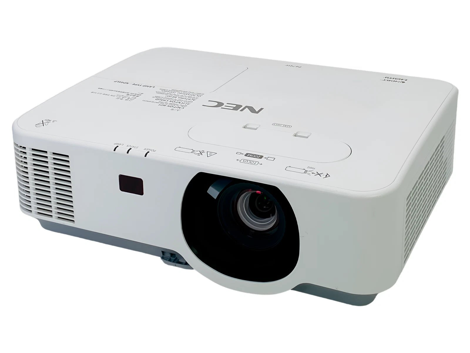 NEC P474W NP - P474W 3LCD Projector – 4700 Lumens, WXGA, Lens Shift, NP44LP