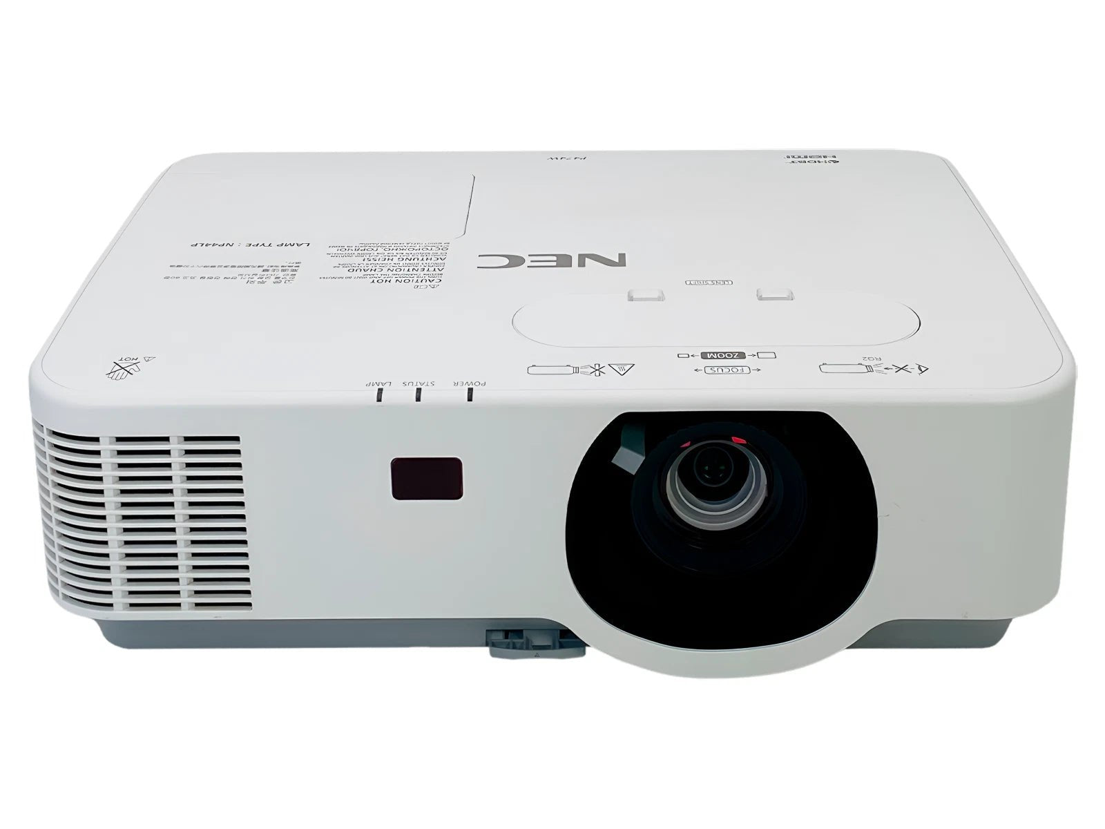 NEC P474W NP - P474W 3LCD Projector – 4700 Lumens, WXGA, Lens Shift, NP44LP