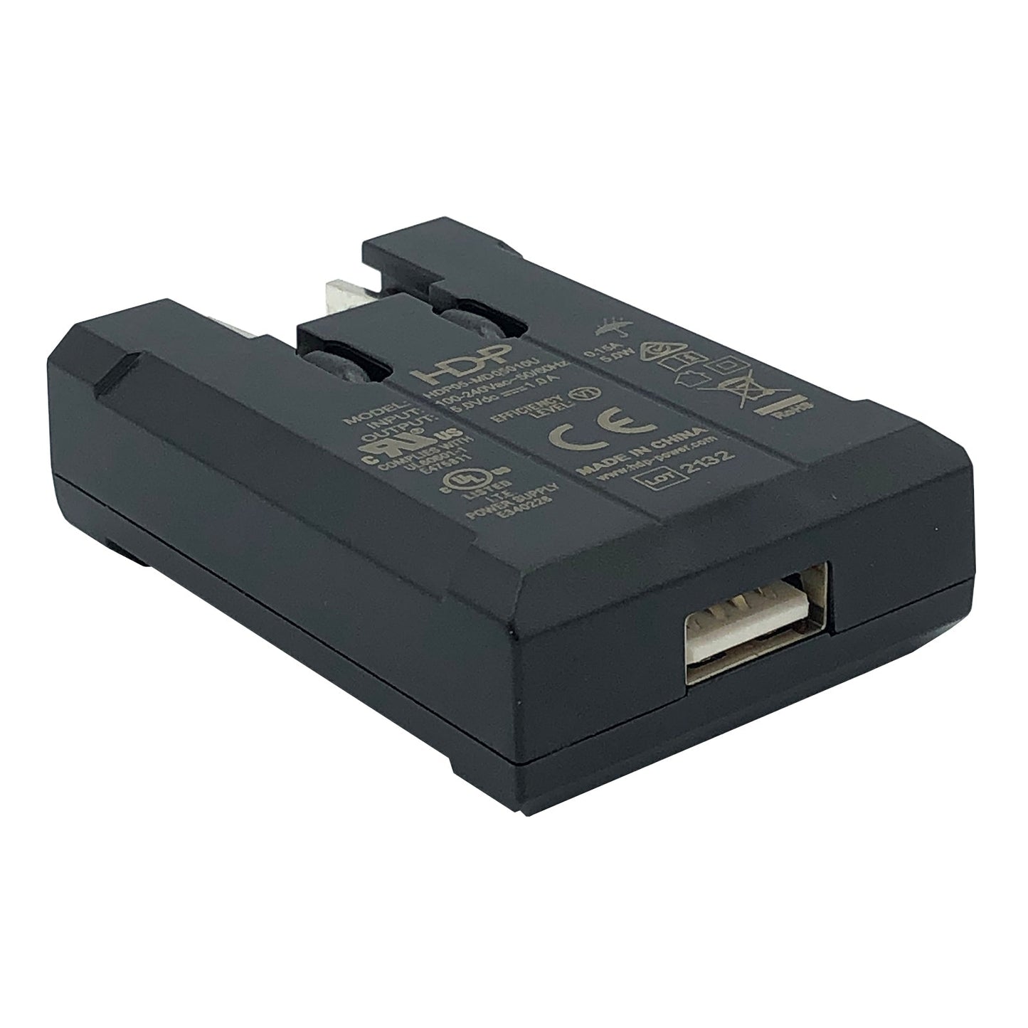 NEW 5V 1A Power Adapter – USB Female Plug, HDP05 - MD05010U - TeKswamp
