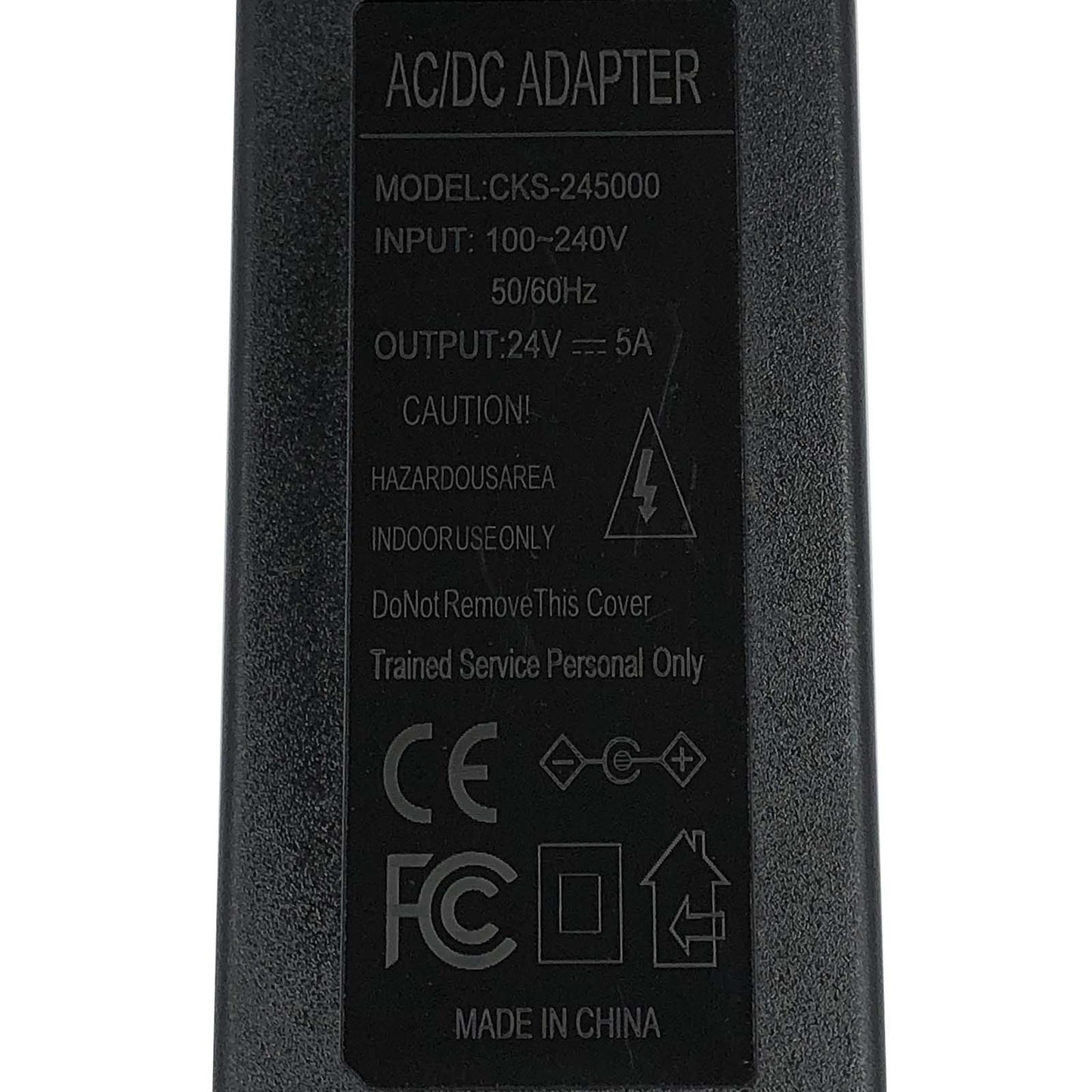 NEW AC/DC Adapter CKS - 245000 24V 5A Power Supply Charger - TeKswamp