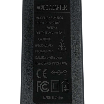 NEW AC/DC Adapter CKS - 245000 24V 5A Power Supply Charger - TeKswamp