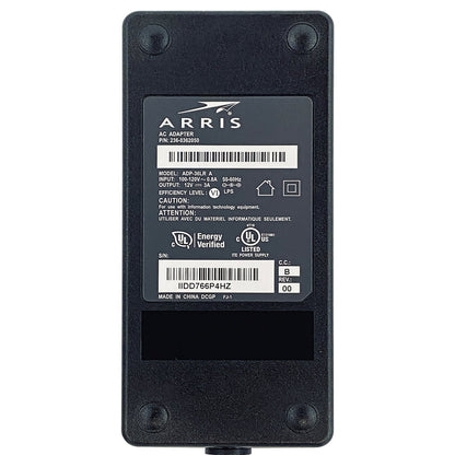 NEW Arris 36W AC Power Adapter ATS036T - P120 – 12V 3A 2 - Pin Charger