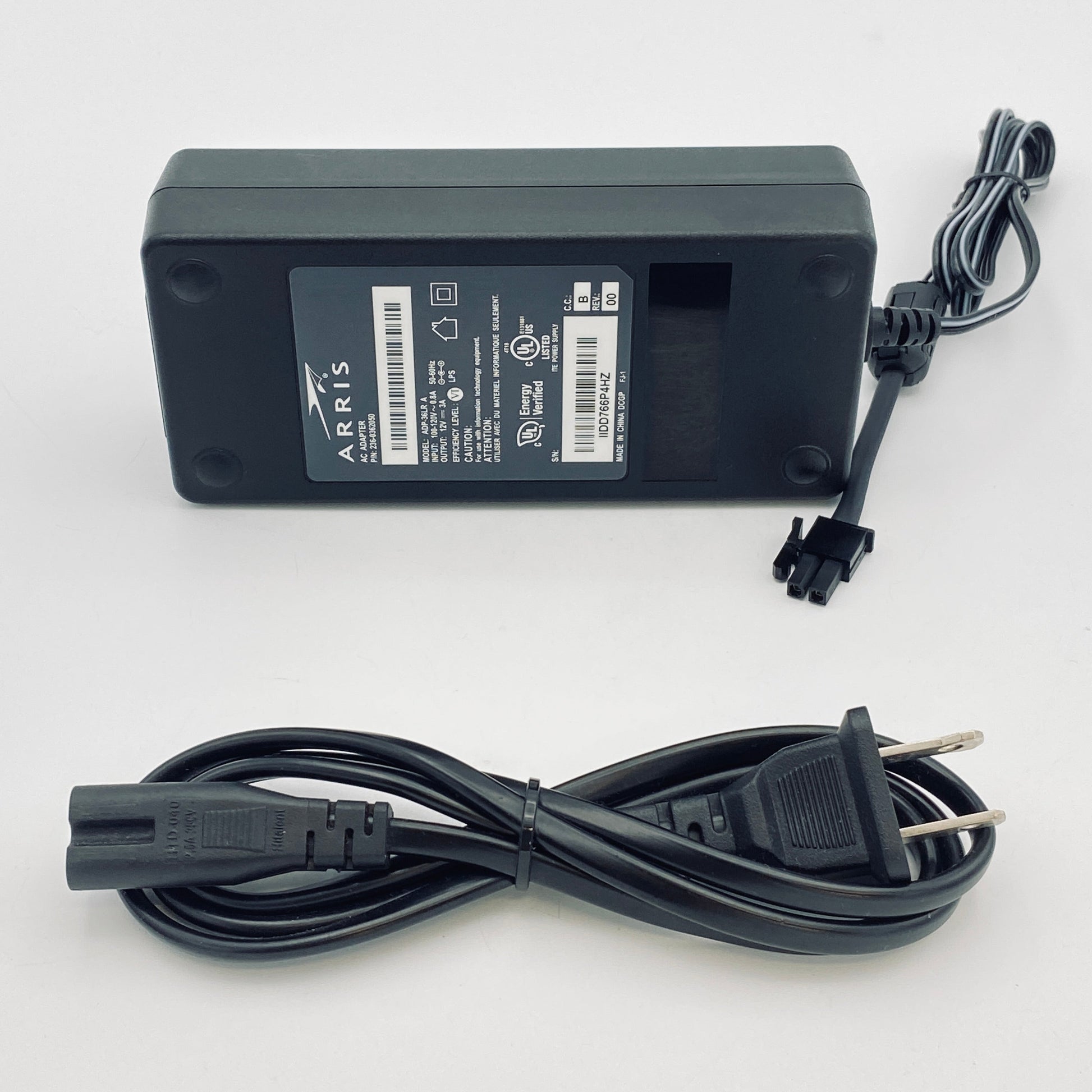 NEW Arris 36W AC Power Adapter ATS036T - P120 – 12V 3A 2 - Pin Charger